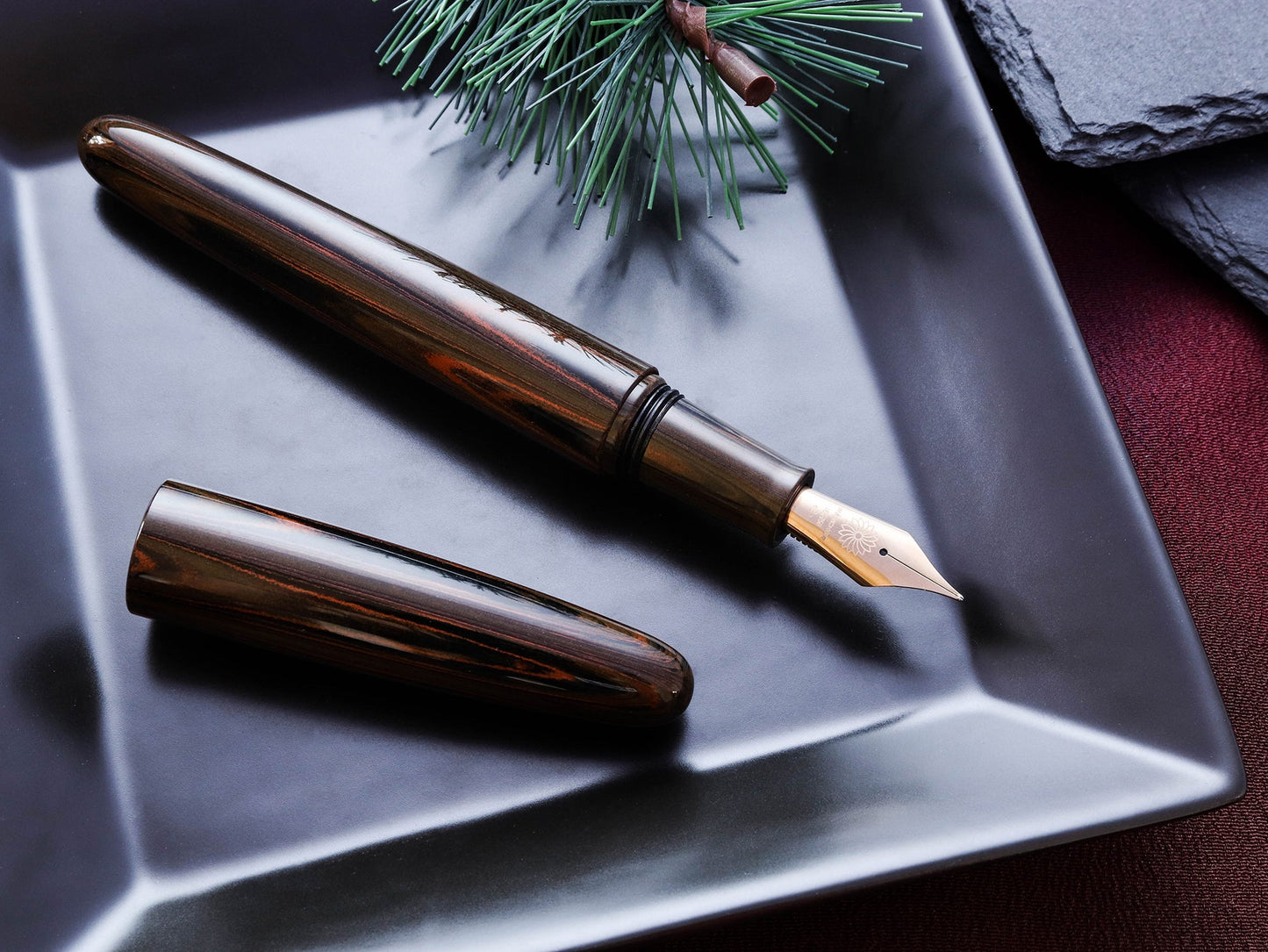 誠エボナイト・マーブルブラウン