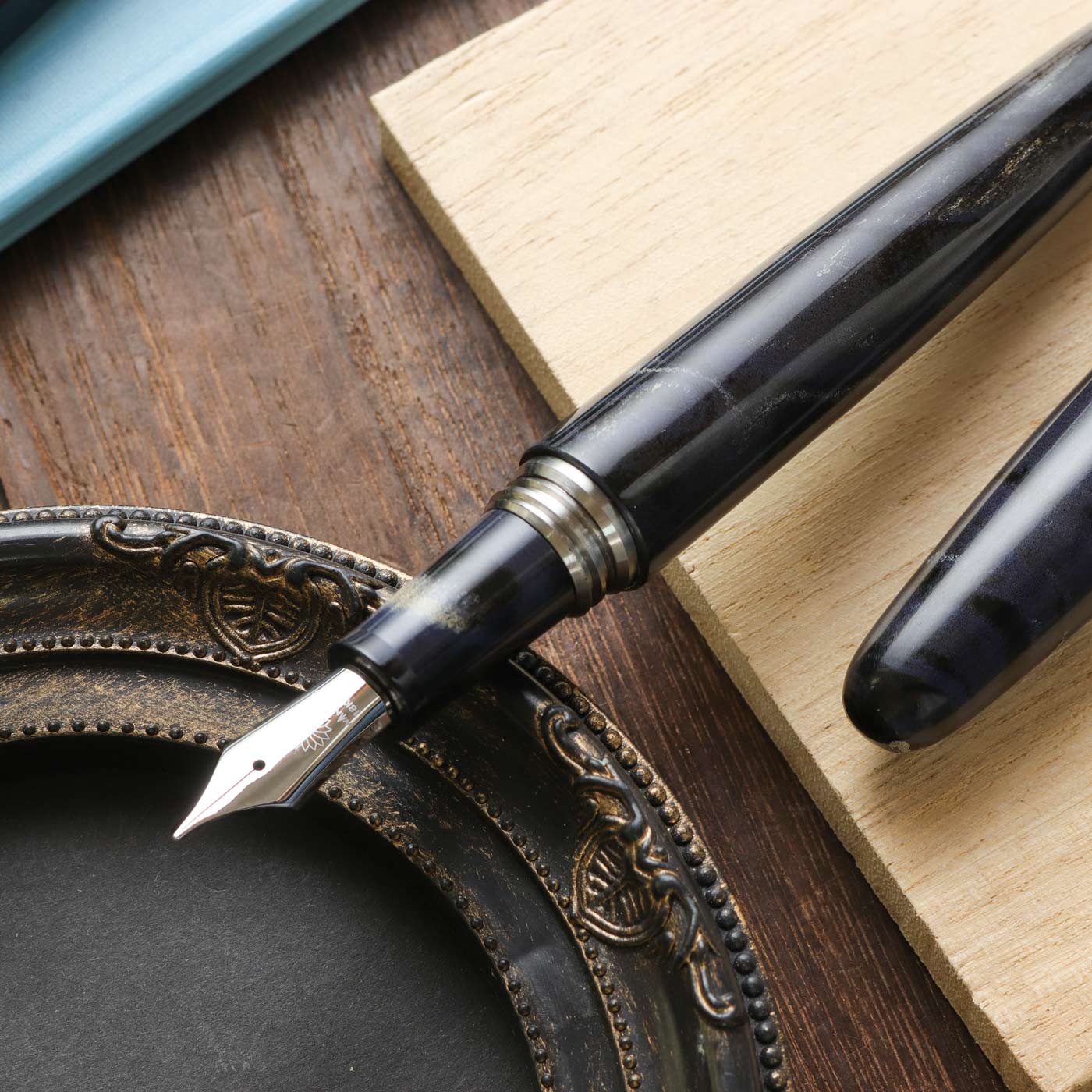 誠エボナイト・マーブルパープルグレー